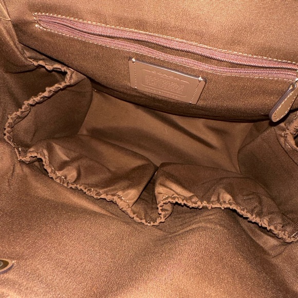 COACH NEW YORK BROWN BACKPACK - Picture 2 of 6